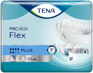 De Online Drogist TENA ProSkin Flex Plus Maat M 30ST aanbieding