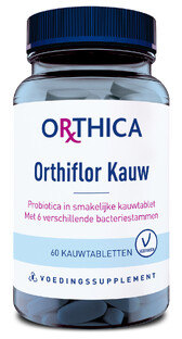 Orthica Orthiflor Kauw Tabletten 60KTB  Orthica Orthiflor Kauw Tabletten 60KTB