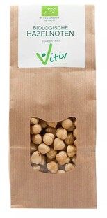 Vitiv Biologische Hazelnoten Zonder Vlies 250GR Vitiv Biologische Hazelnoten Zonder Vlies 250GR