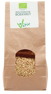 Vitiv Biologische Boekweit Heel 500GR Vitiv Biologische Boekweit Heel 500GR