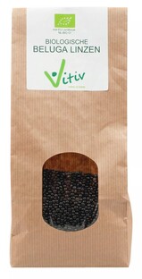Vitiv Biologische Beluga Linzen 500GR Vitiv Biologische Beluga Linzen 500GR