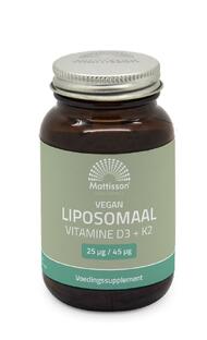 Mattisson HealthStyle Mattisson Vegan Liposomaal Vitamine D3 + K2 60VCP