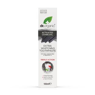 Dr Organic Activated Charcoal Extra Whitening Toothpaste 100ML