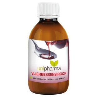 Unipharma Vlierbessen Siroop 200ML Unipharma Vlierbessen Siroop 200ML