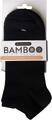 Naproz Bamboo Airco Shortsokken 3-Pack Zwart 43-47 3PR