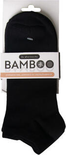 Naproz Bamboo Airco Shortsokken Zwart 3-Pack 35-38 3PR