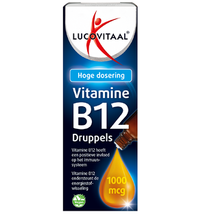 De Online Drogist Lucovitaal Vitamine B12 Druppels 50ML aanbieding