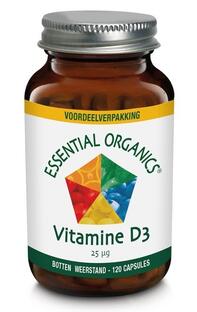 Essential Organics Vitamine D3 25mcg Capsules 120CP