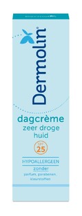 Dermolin Dagcrème Zeer Droge Huid - SPF25 50ML Dermolin Dagcrème Zeer Droge Huid - SPF25 50ML