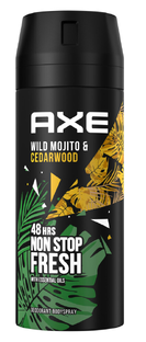 De Online Drogist Axe Wild Mojito & Cedarwood Deodorant Bodyspray 150ML aanbieding