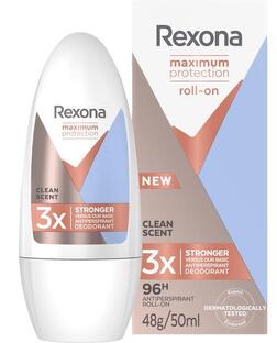 Rexona Maximum Protection Clean Scent Deodorant Roller 50ML