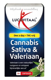 Lucovitaal Cannabis Sativa & Valeriaan 30CP Lucovitaal Cannabis Sativa & Valeriaan 30CP