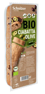 Schnitzer BIO Ciabatta Olive 180GR Schnitzer BIO Ciabatta Olive 180GR