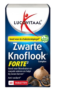 Lucovitaal Zwarte Knoflook Forte Tabletten 60TB Lucovitaal Zwarte Knoflook Forte Tabletten 60TB