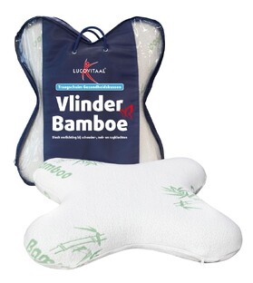 De Online Drogist Lucovitaal Vlinder Bamboe Gezondheidskussen 1ST aanbieding
