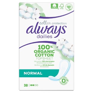 Always Dailies Cotton Protection Inlegkruisjes Normal 38ST Always Dailies Cotton Protection Inlegkruisjes Normal 38ST