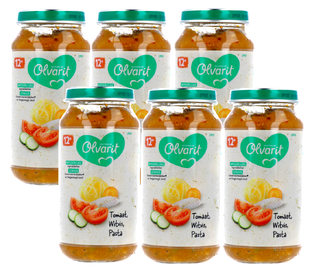 Olvarit 12+m Tomaat Witvis Pasta 250GR Olvarit 12+m Tomaat Witvis Pasta 250GR