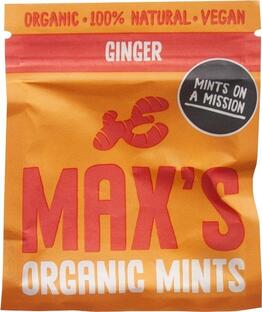 Max's Organics Ginger Mints 17GR