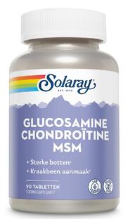 Solaray Glucosamine, Chondroïtine & MSM Tabletten 90TB