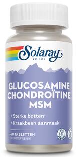 Solaray Glucosamine, Chondroïtine & MSM Tabletten 60TB