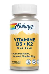Solaray Vitamine D3&K2 60VCP