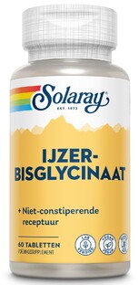 Solaray IJzerbisglycinaat Tabletten 60TB Solaray IJzerbisglycinaat Tabletten 60TB