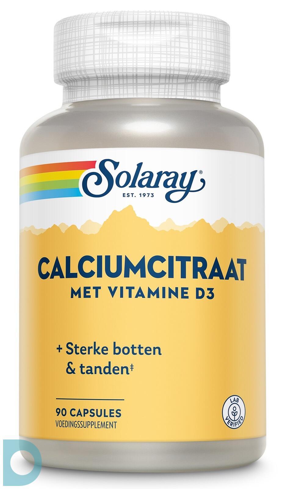 koper uitbreiden bezig Solaray Calciumcitraat met Vitamine D3 Capsules kopen bij De Online Drogist