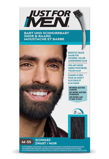 Just For Men Snor & Baard Haarkleuring - M55 Zwart 1ST Just For Men Snor & Baard Haarkleuring - M55 Zwart 1ST