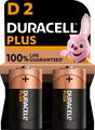 Duracell Plus Power D Batterijen 2ST