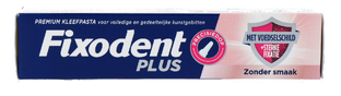 Fixodent Plus Kleefpasta Met Voedselschild Zonder Smaak 40GR Fixodent Plus Kleefpasta Met Voedselschild Zonder Smaak 40GR