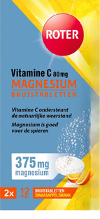 Roter Vitamine C & Magnesium Bruistabletten 24ST