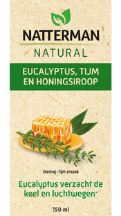 Natterman Natural Eucalyptus Tijm En Honingsiroop 150ML