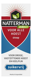 Natterman Direct Voor Alle Hoest Siroop 120ML Natterman Direct Voor Alle Hoest Siroop 120ML