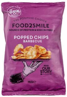 Food2Smile Popped Chips Barbecue 75GR