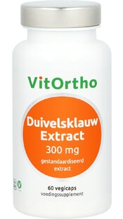 VitOrtho Duivelsklauw Extract 300mg Vegicaps 60VCP VitOrtho Duivelsklauw Extract 300mg Vegicaps 60VCP
