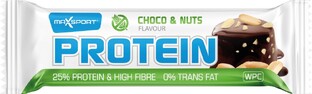MaxSport Choco & Nuts Protein Reep 60GR MaxSport Choco & Nuts Protein Reep 60GR