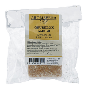 Aroma Vera Geurblok Amber 25GR 