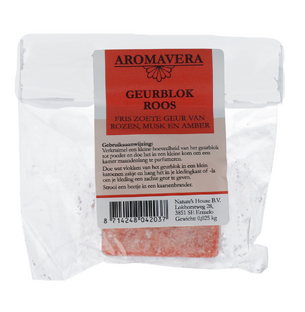 Aroma Vera Geurblok Roos 25GR Aroma Vera Geurblok Roos 25GR