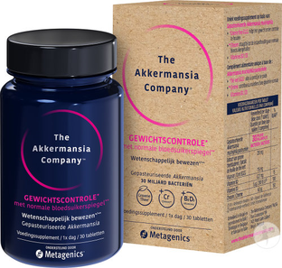 Metagenics Akkermansia Gewichtscontrole Tabletten 30TB