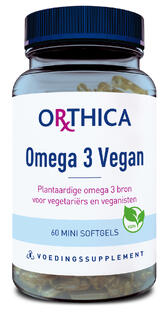 Orthica Omega-3 Vegan Softgels 60SG