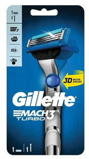 Gillette Gilette MACH3 Turbo 3D Scheersysteem 1ST