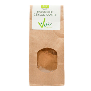 Vitiv Ceylon Kaneel Poederbio* 100GR Vitiv Ceylon Kaneel Poederbio* 100GR