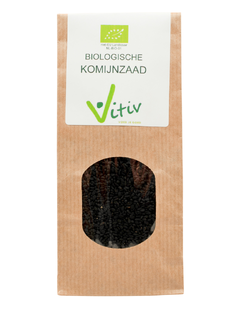 Vitiv Biologische Komijnzaad Zwart 100GR Vitiv Biologische Komijnzaad Zwart 100GR