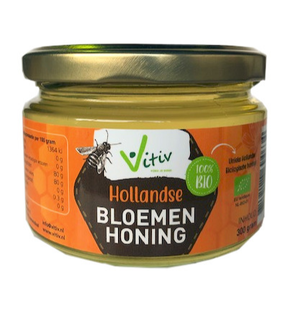 Vitiv Bloemenhoning Bio* 300GR Vitiv Bloemenhoning Bio* 300GR