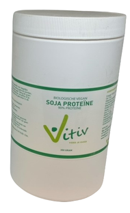 Vitiv Biologische Soja Protëine 90% Poeder* 350GR Vitiv Biologische Soja Protëine 90% Poeder* 350GR