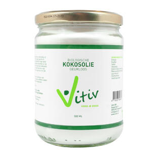 Vitiv Biologische Kokosolie Geurloos 500ML
