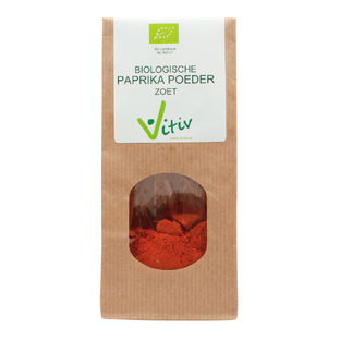 Vitiv Biologisch Paprikapoeder Zoet 50GR Vitiv Biologisch Paprikapoeder Zoet 50GR