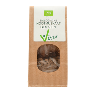 Vitiv Biologische Nootmuskaat Gemalen 40GR Vitiv Biologische Nootmuskaat Gemalen 40GR