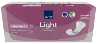 Abena Light Premium Ultra Mini 0 Inlegverband 24ST Abena Light Premium Ultra Mini 0 Inlegverband 24ST