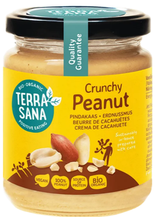 TerraSana Pindakaas Crunchy 250GR TerraSana Pindakaas Crunchy 250GR